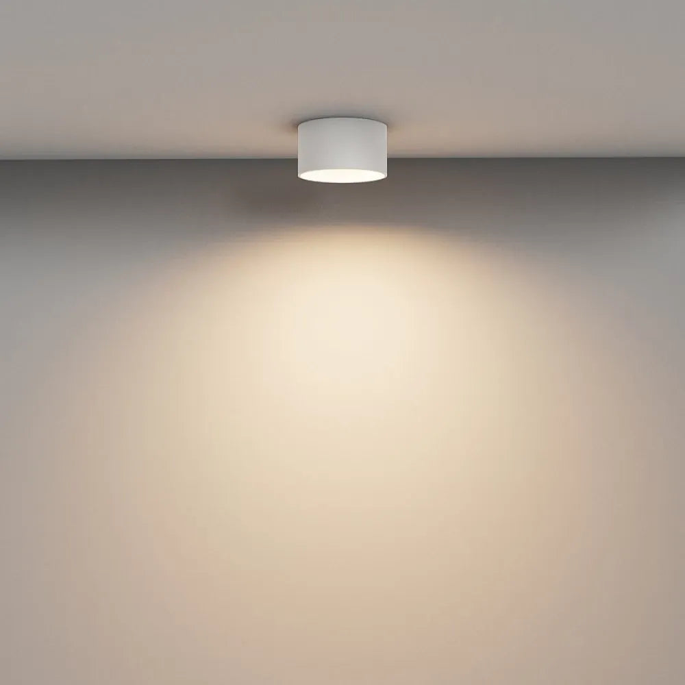 Spot aplicat din Aluminiu Alb D12xH6cm 12W 3000k 890lm IP20 Vega