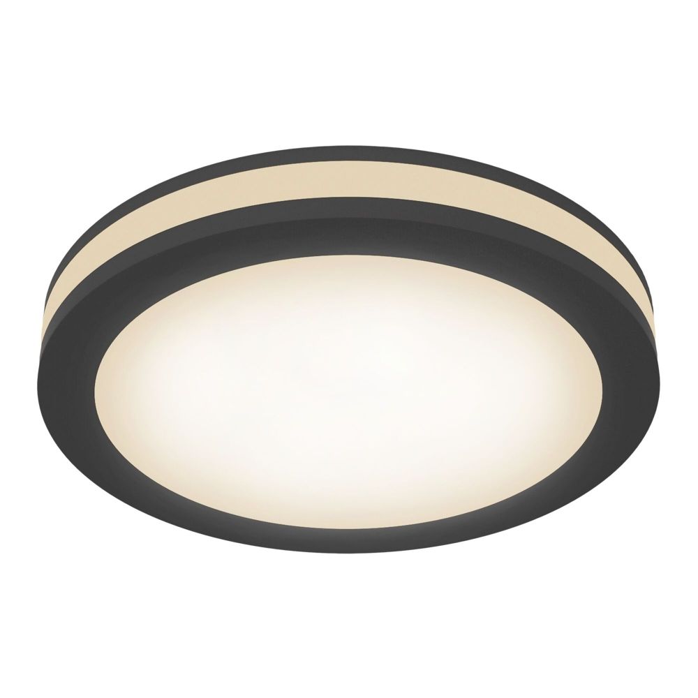 Spot incastra din Aluminiu Negru D10xH4cm Phanton