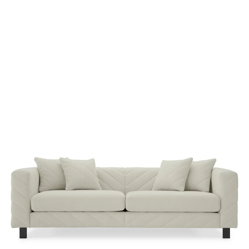 Canapea tapitat cu Stofa Reve Crem L230xA100xH69cm Avellino Eichholtz