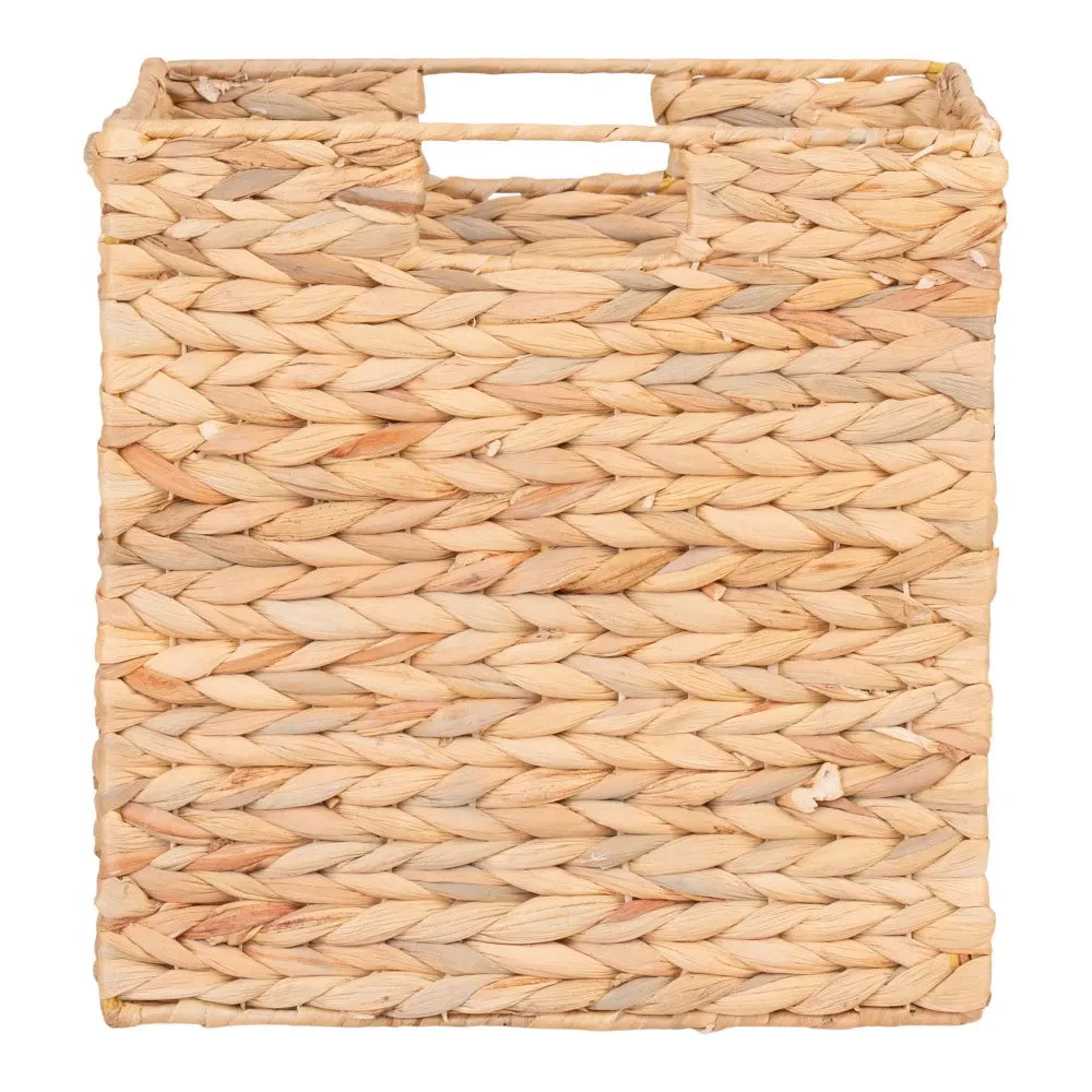 Cos patrat impletit natural Maro H30xL30cm Passo