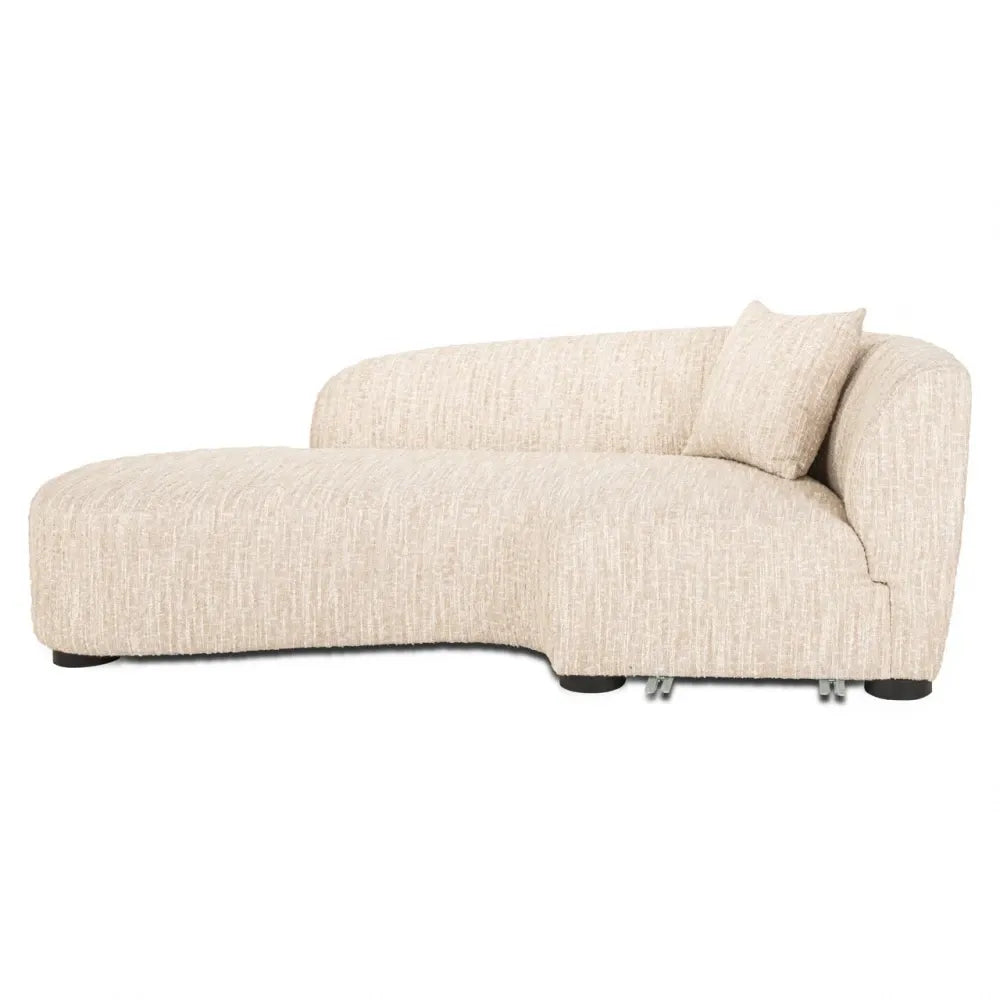 Coltar cu orientare stanga tapitata cu stofa Bej 320x170cm Pandora Richmond interiors