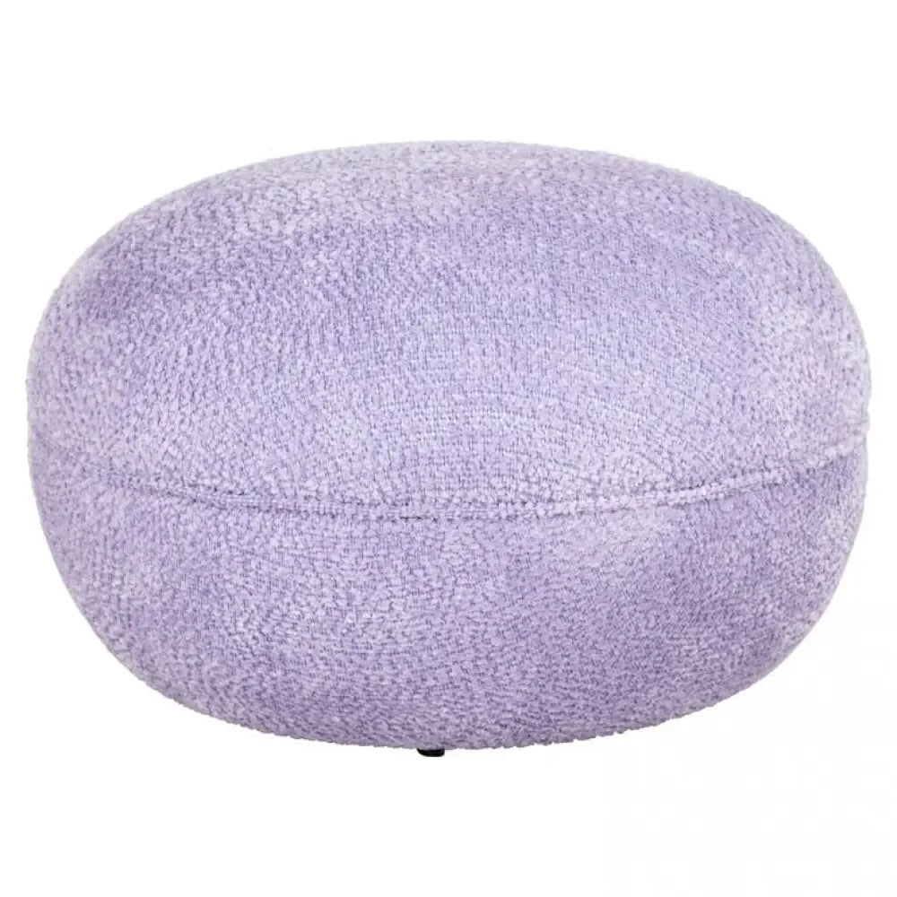 Puf tapitata cu Stofa Be lovely Mov D65xH41cm Jace Richmond Interiors