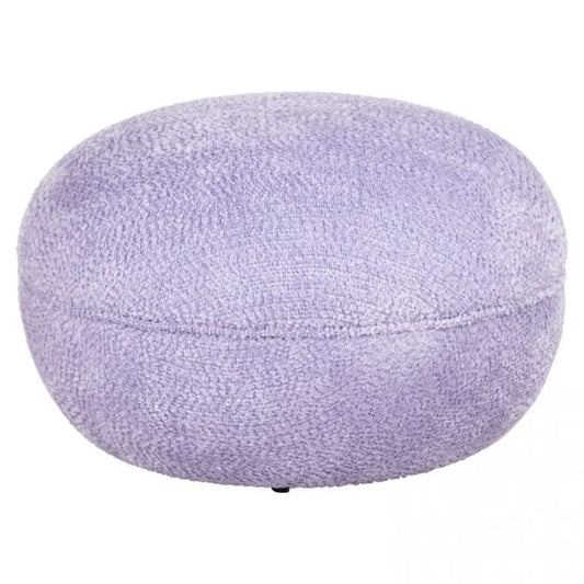 Puf tapitata cu Stofa Be lovely Mov D65xH41cm Jace Richmond Interiors