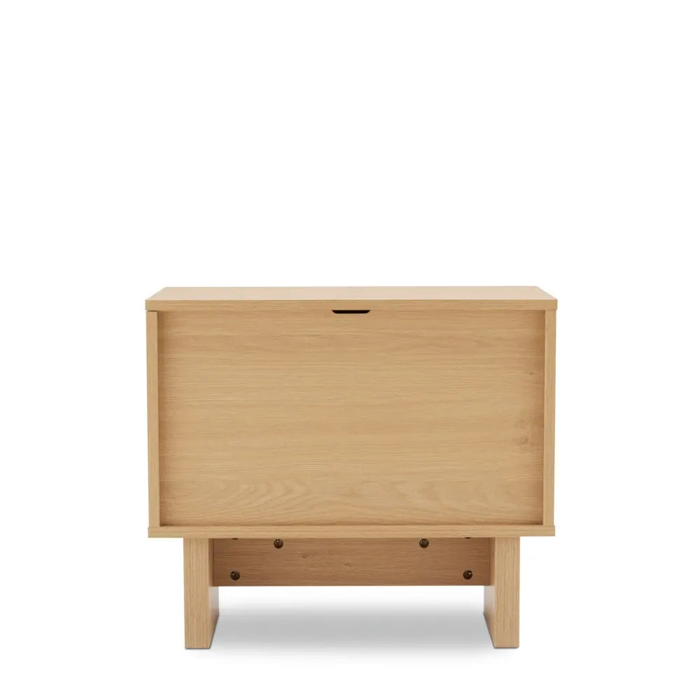 Noptiera cu sertare Lugano de culoare natural L60xH52cm