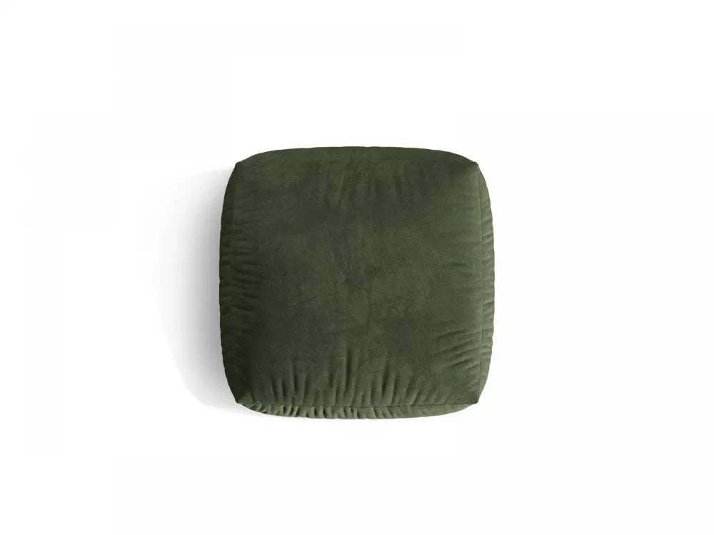 Puf tapitat cu Catifea Verde L106xH44cm Martina