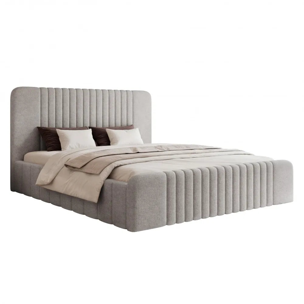 Pat 200 x 200 tapitat cu Chenille Perfect harmony Gri Polema