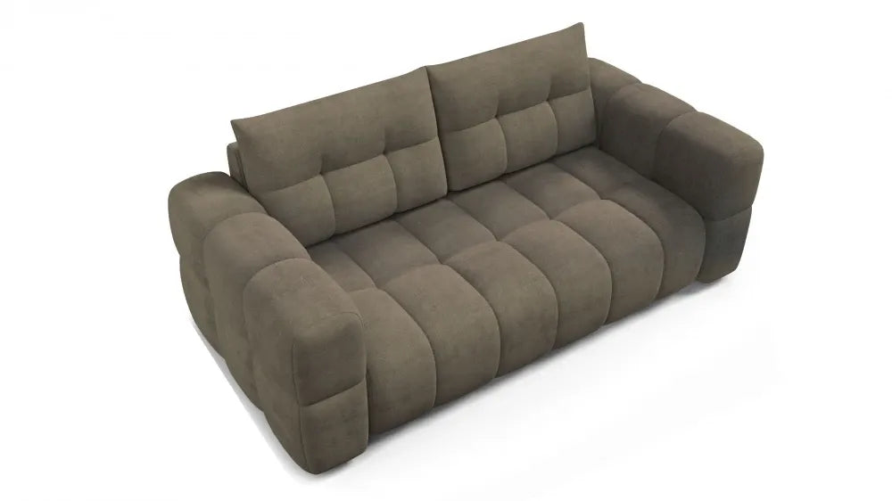 Canapea tapitata cu material pet friendly Alias maro L211x104cm