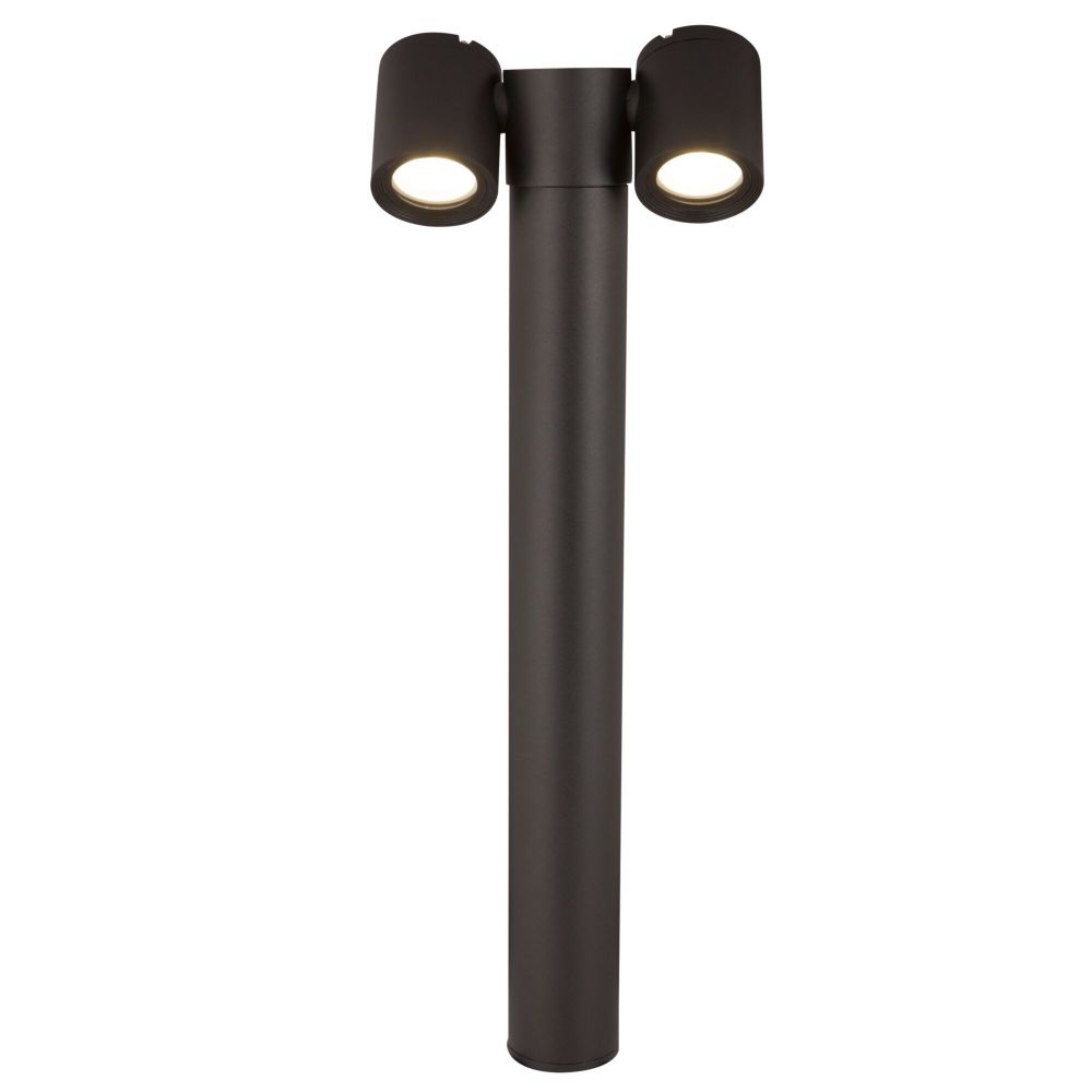 Stalp de iluminat pentru exterior din  si Metal Negru L20xH55cm Wall Street