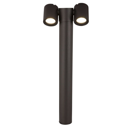 Stalp de iluminat pentru exterior din  si Metal Negru L20xH55cm Wall Street