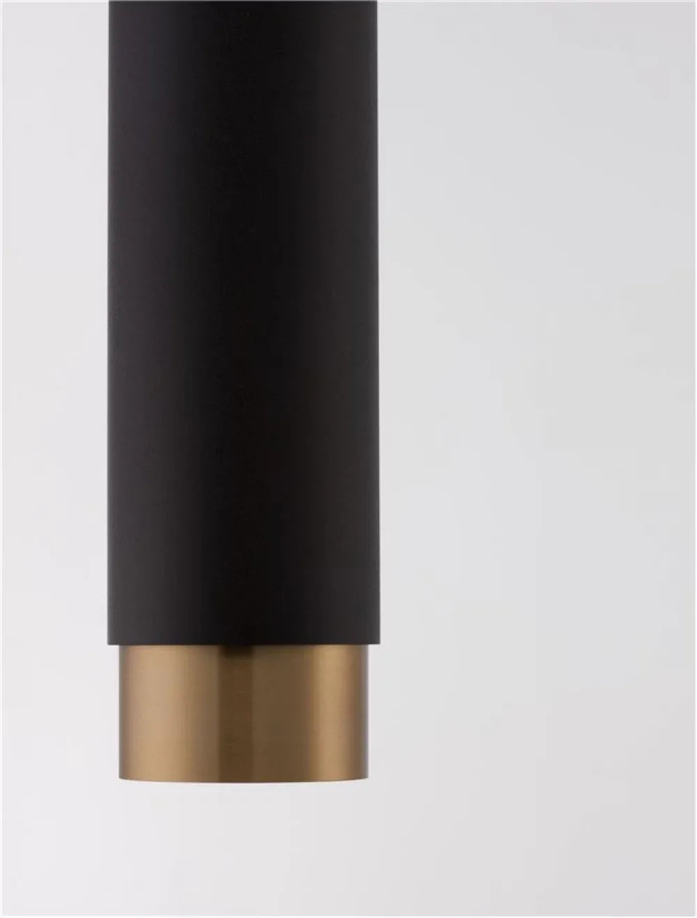 Pendul din Aluminiu Negru/Auriu H180xL5.9cm IP20 PONGO