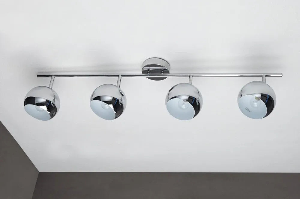 Lustra din Metal Argintiu L105xH25cm Bubble