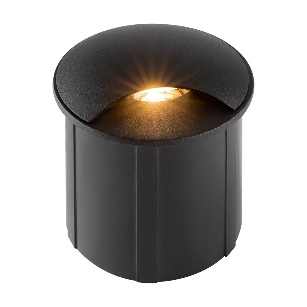 Spot incastra din Aluminiu Negru D7xH6cm Biscotti
