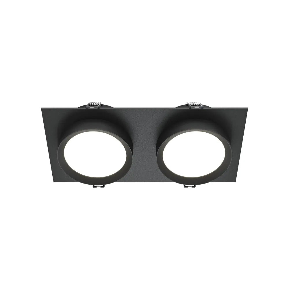 Spot incastrat din Aluminiu/plastic Negru H4.5xL22cm 12W Hoop
