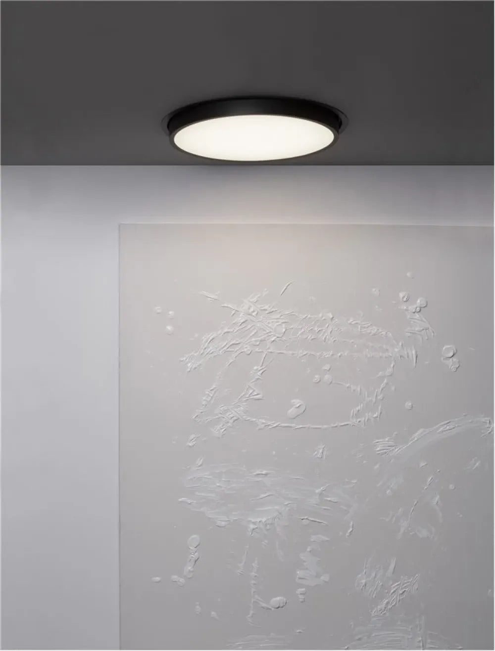 Plafoniera incastrata din Aluminiu Negru H12.5xL60cm IP20 40W 4491lm 2700-6000k PERFECT