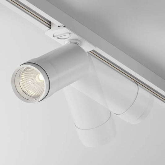 Spot pentru sina Unity din Aluminiu Alb H16xD5.5cm IP 20 12W 900lm 3000k Focus Zoom