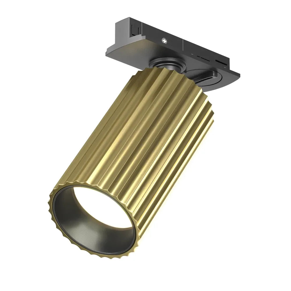 Spot pentru sina Unity din Aluminiu Alama H13.2xL10cm Calipso