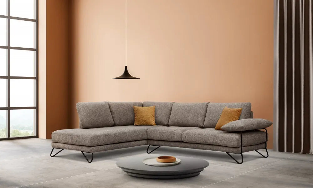 Coltar personalizabil in forma de L 281cm Tatum