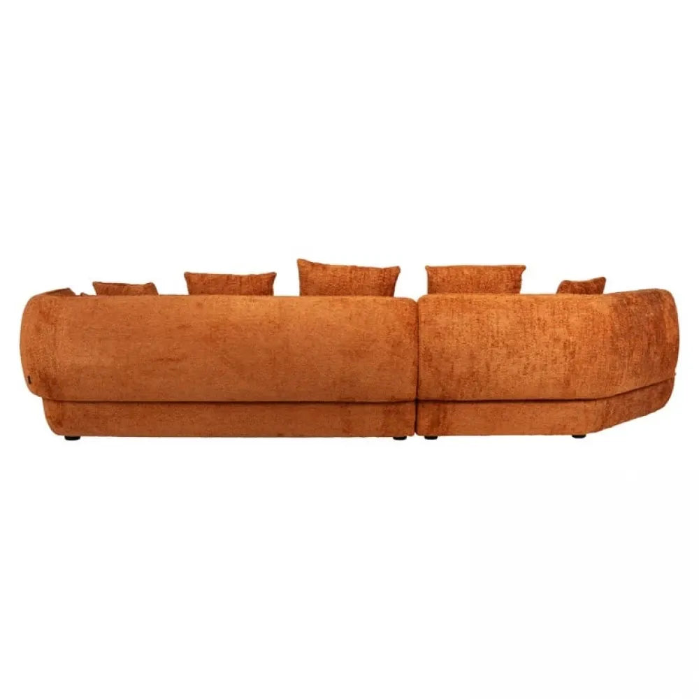 Canapea fixa tapitata cu Stofa Be lovely portocaliu L355cm Rodina Richmond Interiors