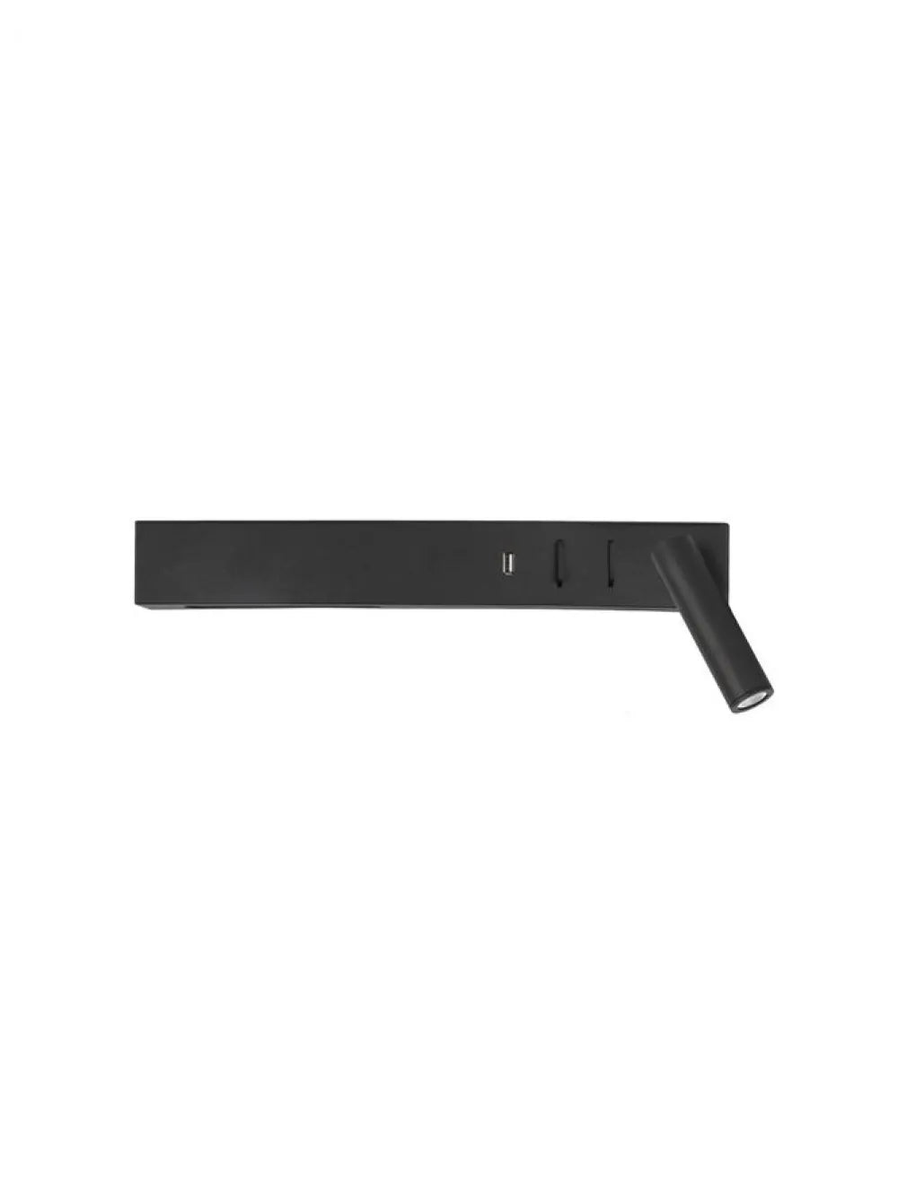 Aplica de perete din Metal Negru H8xL35cm IP20 8W 560lm 3000k VIDA