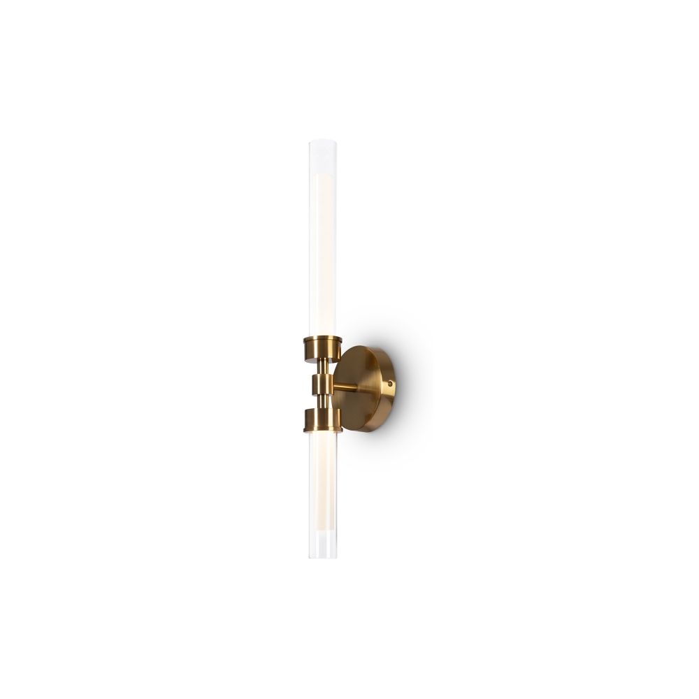 Aplica de perete Metal si Sticla Alama/Transparent L11xH57cm Stelo