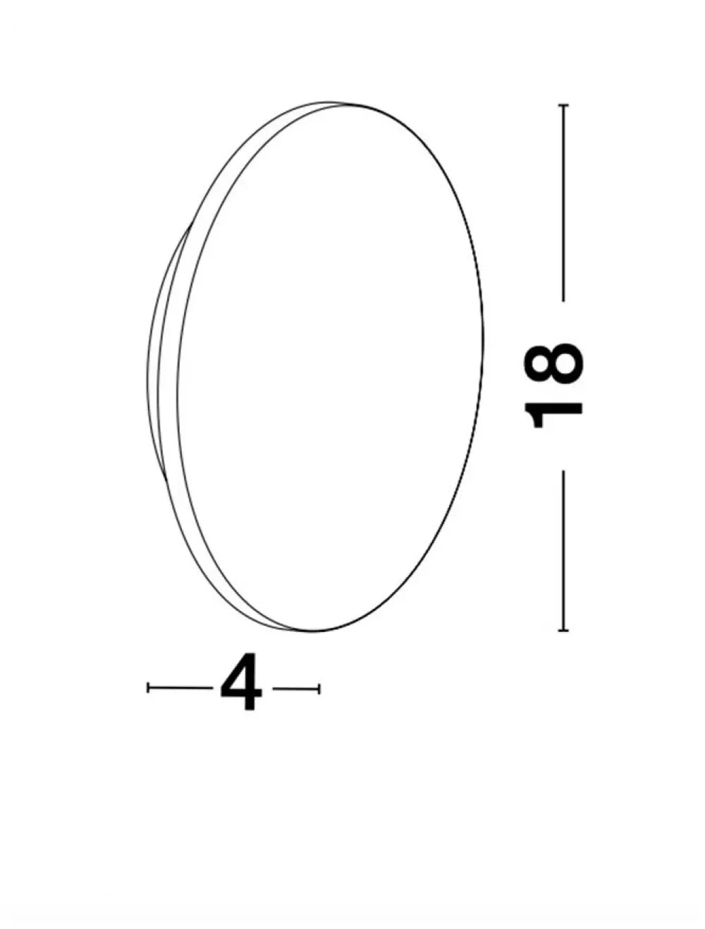 Aplica de perete structura din Metal Alb si abajur din Acrilic  H4xL18cm IP20 6W 444lm 3000k ASTRID