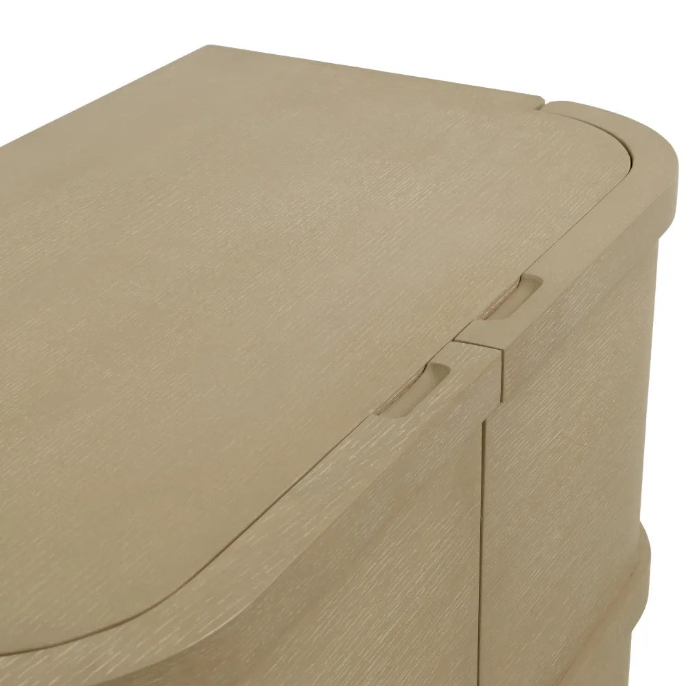 Dulap bar din Furnir de stejar Maro deschis L95xH145.5cm Cabana Eichholtz