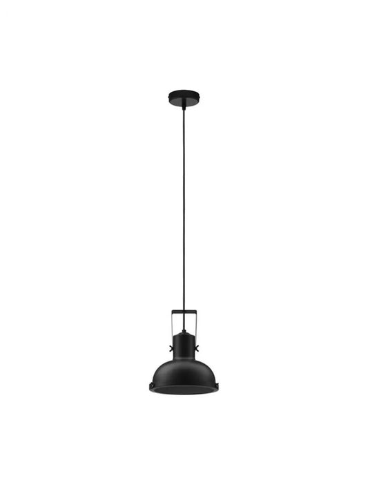 Pendul structura din Metal Negru si abajur din Metal Negru H120xL22cm IP20 RUVI
