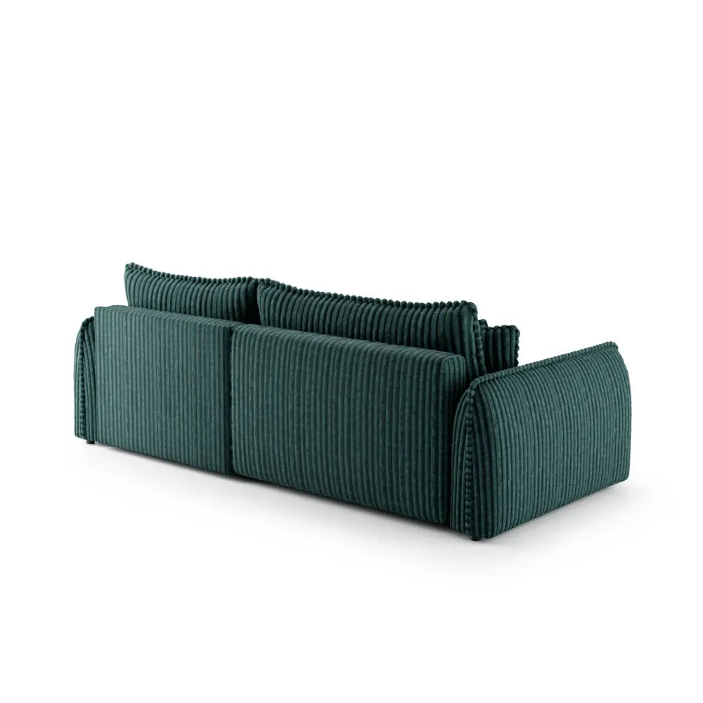 Coltar extensibil cu spatiu depozitare din Corduroy Verde Mojave I