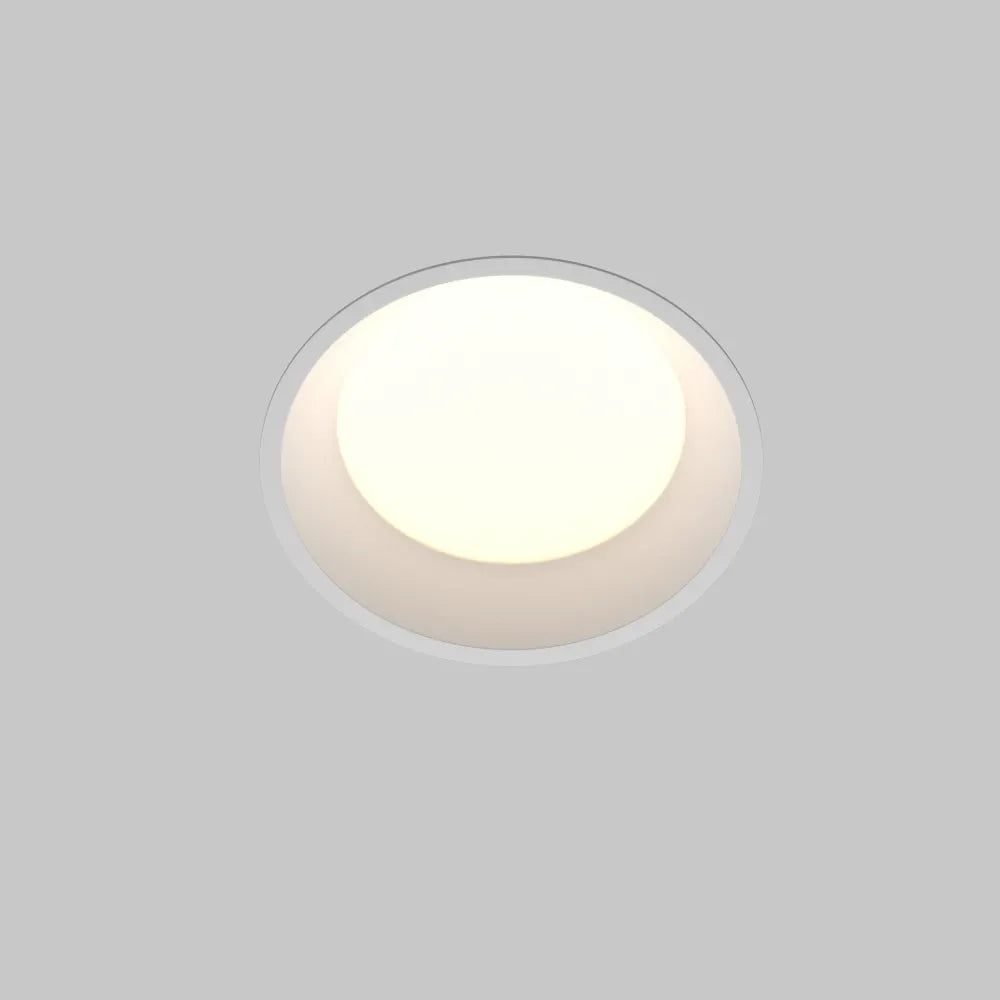 Spot incastrat din Aluminiu/plastic Alb H5.5xD12cm 12W Okno