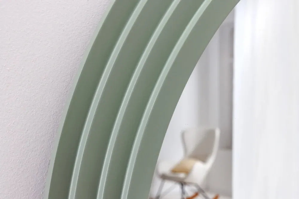 Oglinda cu rama din Poliuretan/MDF Verde H160xL80cm Art Deco