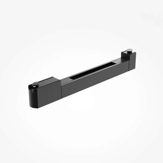 Spot dreptunghiular pentru sina Unity din Aluminiu Negru H4.6xL38.2cm IP 20 10W 620lm 3000k Points Rot