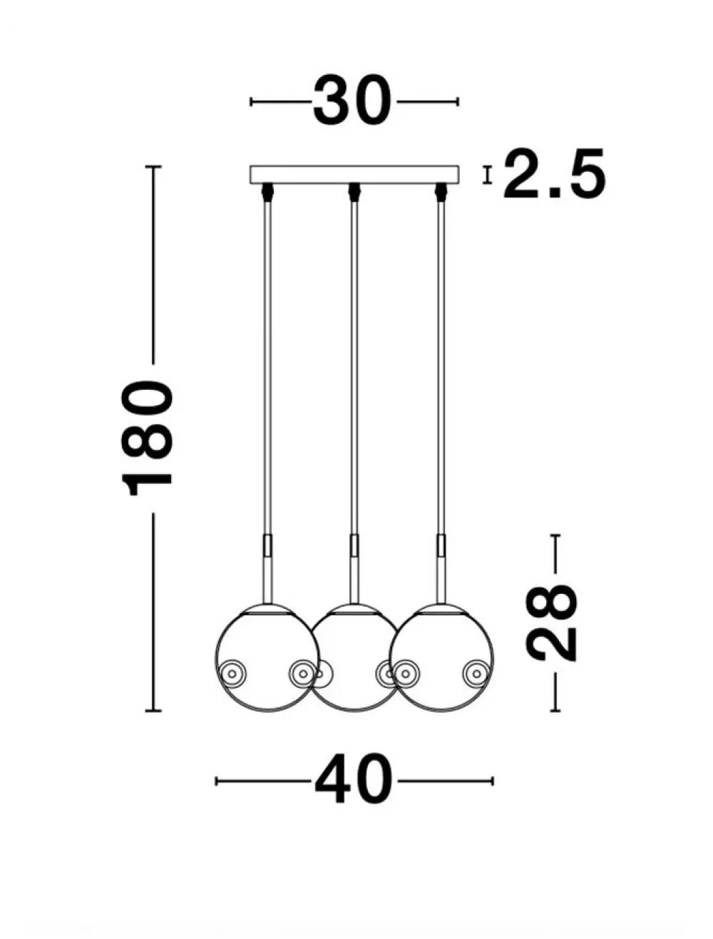Candelabru structura din Metal Negru/Auriu si abajur din Sticla Fumuriu H180xL40cm IP20 SPADA