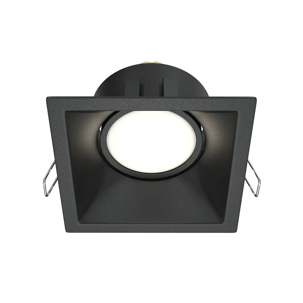Spot incastrat din Aluminiu Negru H4.5xL9cm IP 20 GU10 50W Dot