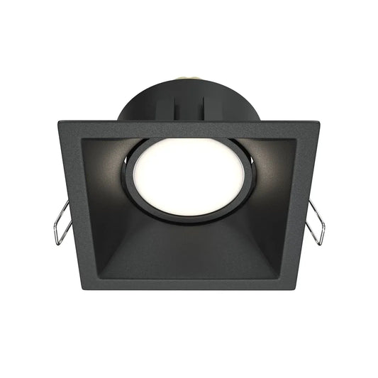 Spot incastrat din Aluminiu Negru H4.5xL9cm IP 20 GU10 50W Dot