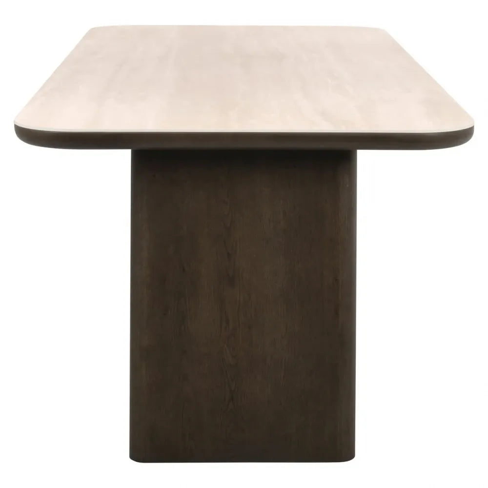 Masa din Furnir de stejar Maro si Ceramica Bej L269.5xH76cm Nando Richmond interiors