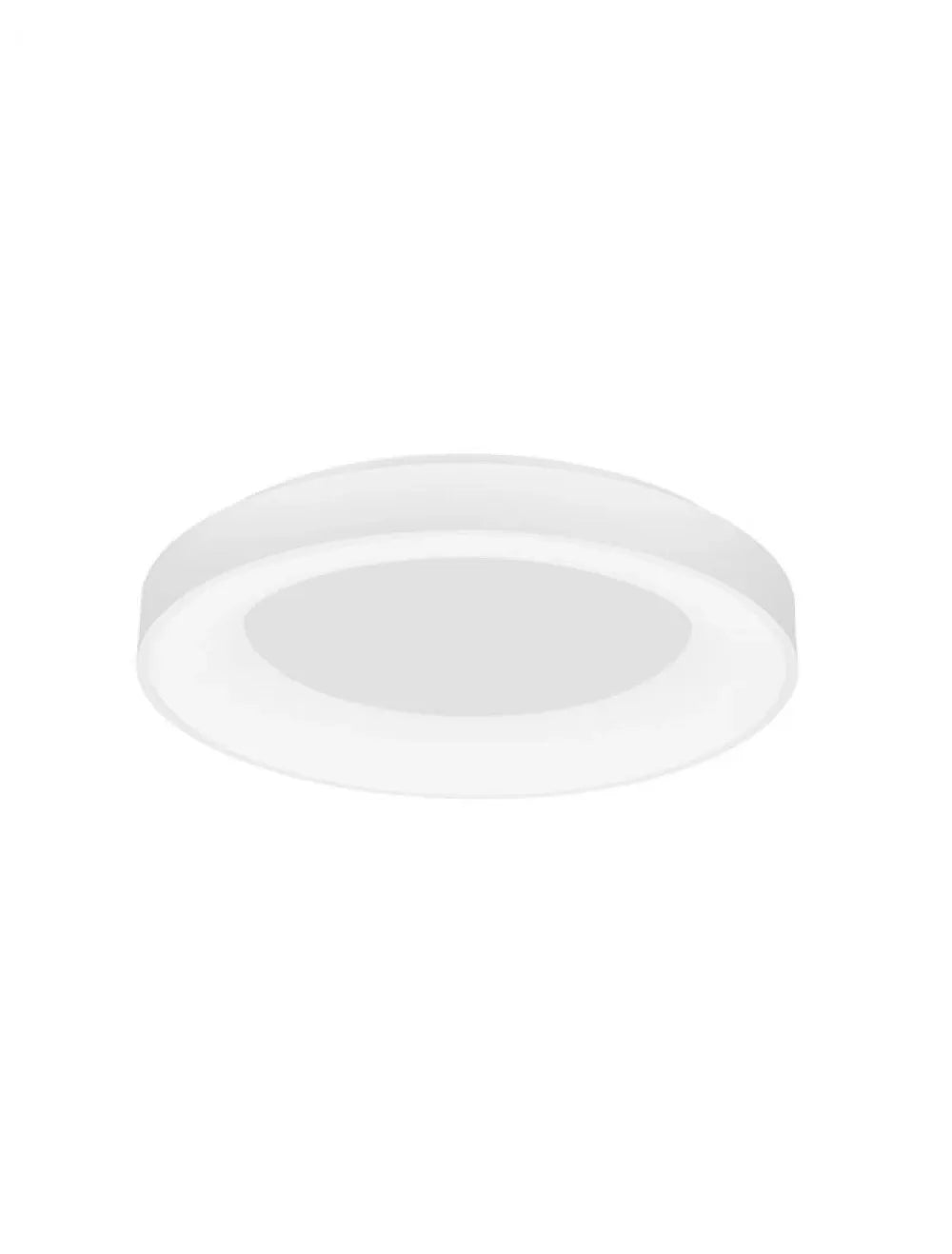 Plafoniera structura din Aluminiu Alb si abajur din Acrilic  H9xL60cm IP20 50W 2864lm 4000k RANDO THIN