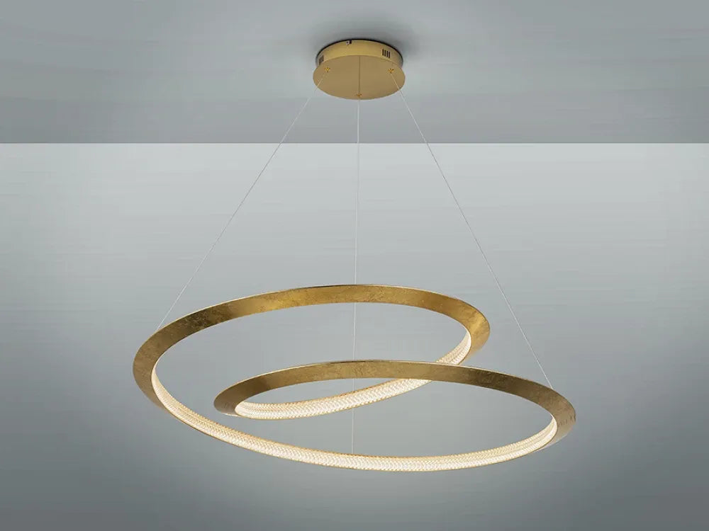 Lustra din Metal Auriu H130xD97cm Eternity
