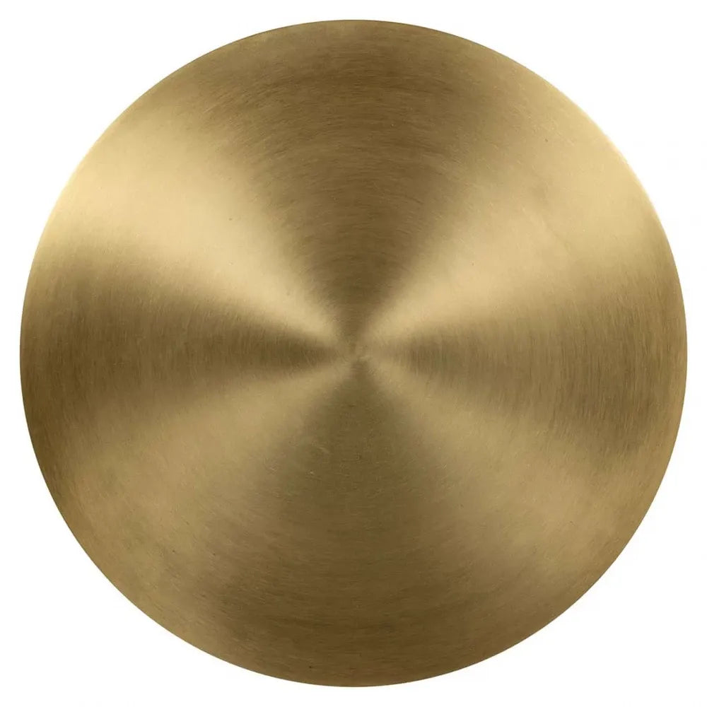 Masuta laterala Rotunda din Aluminiu/Sticla Auriu/Verde D41xH62.5cm Bowiene