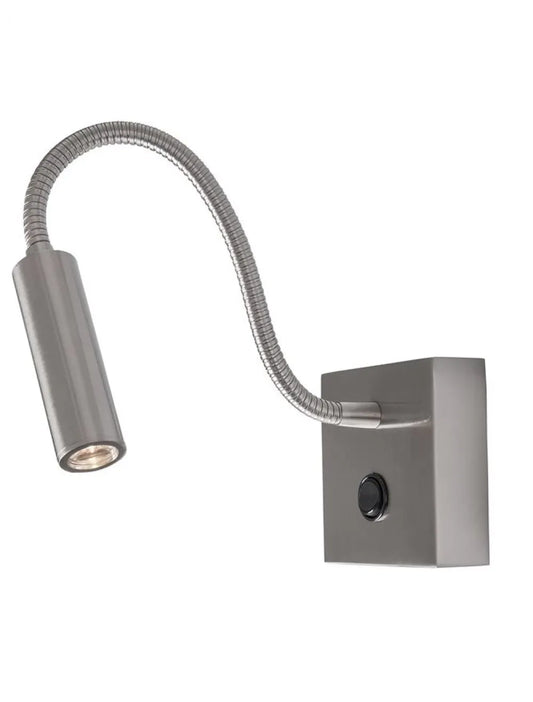 Aplica de perete din Aluminiu Argintiu H31xL32cm IP20 3W 190lm 3000k MADISON