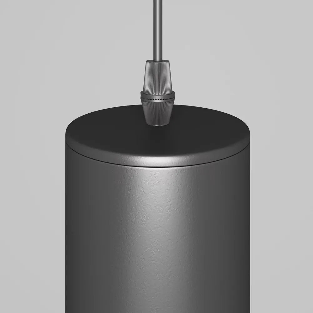 Pendul din Aluminiu Negru/Auriu H123xD6cm IP 20 GU10 12W Lipari