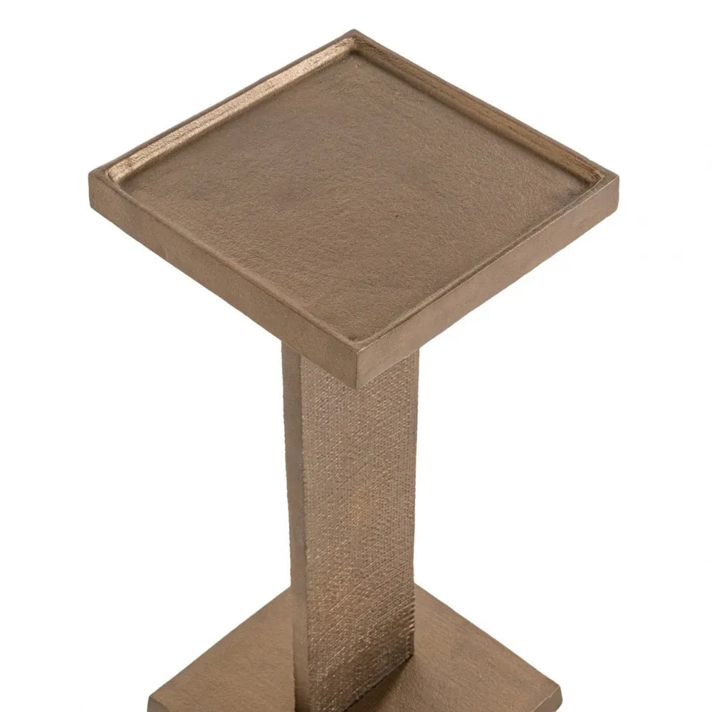 Masuta laterala din Metal Alama L25xH56cm Foley Richmond interiors