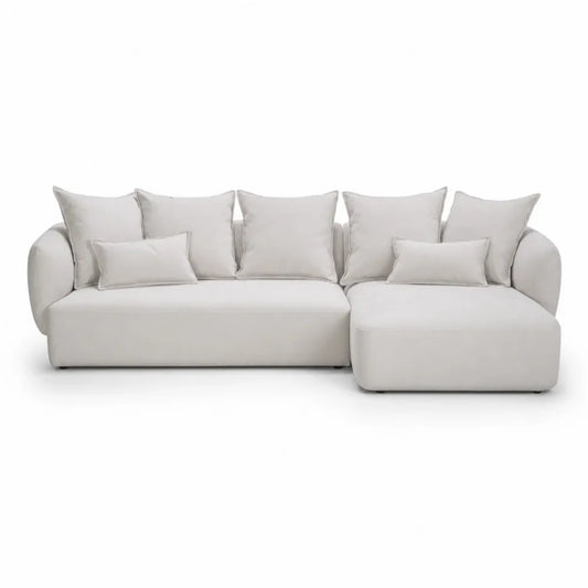 Coltar fix cu perne Bej Alba L297x145cm