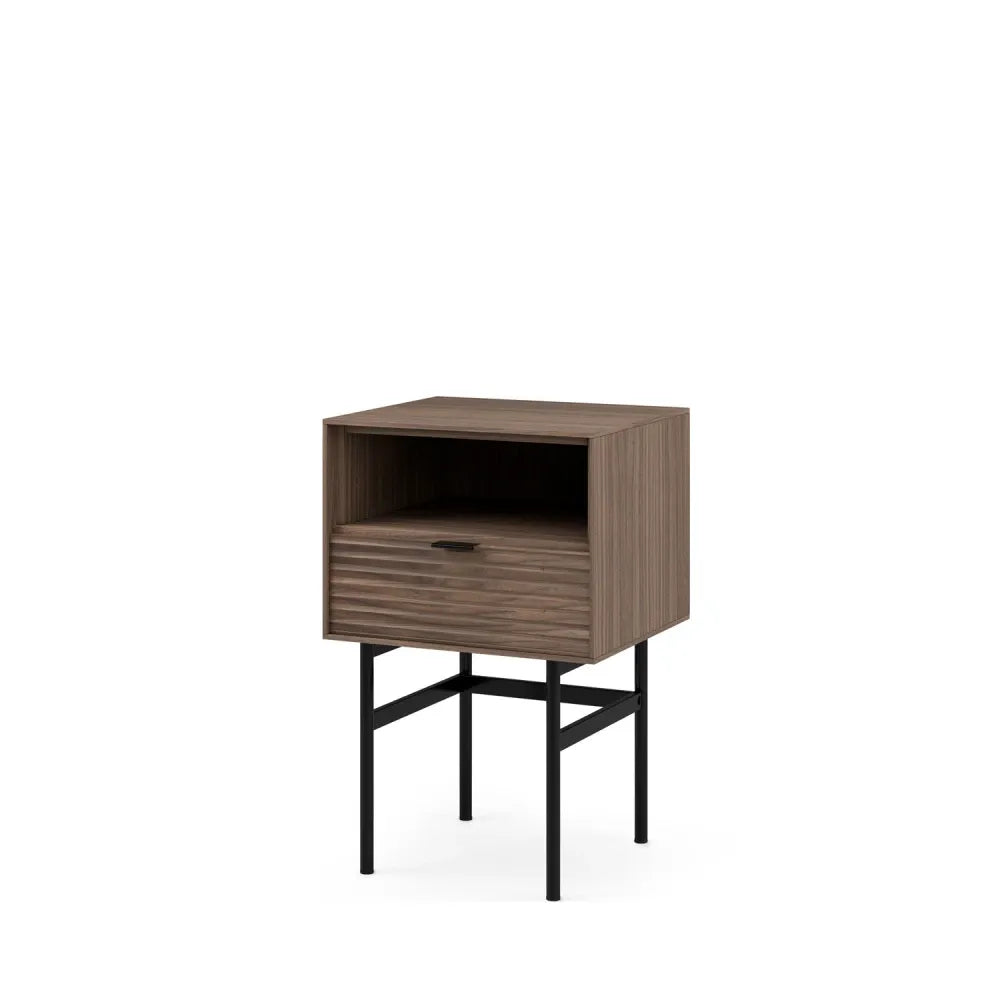 Noptiera cu sertar Tulsa de culoare nuc L40xH63cm