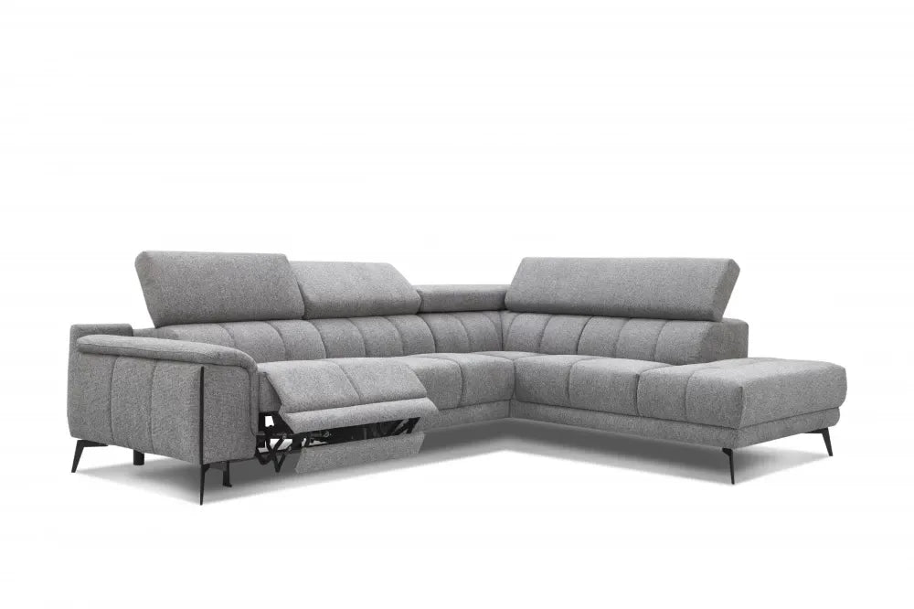 Coltar customizabil in forma de L cu recliner 290cm Amira