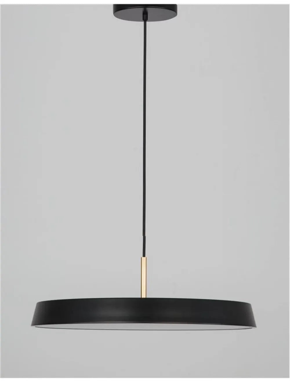 Pendul din Aluminiu Negru H120xL50cm IP20 35W 2662lm 3000k VETRO