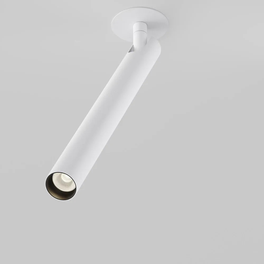 Spot incastrat din Aluminiu Alb H32.6xD3cm 6W 350lm 3000k Focus T