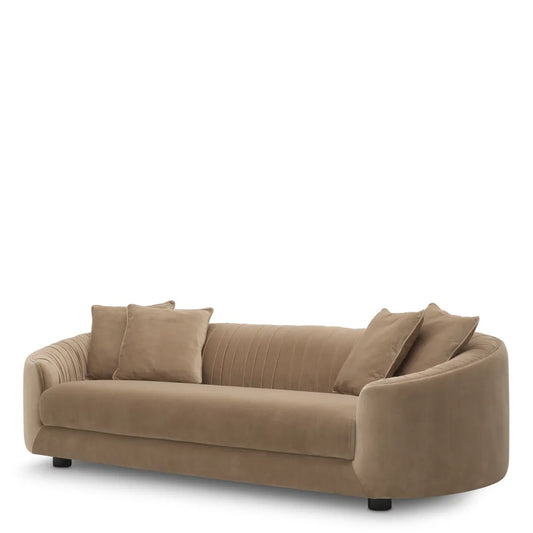 Canapea tapitat cu Catifea Maro L241xA100xH64cm Jameson Eichholtz