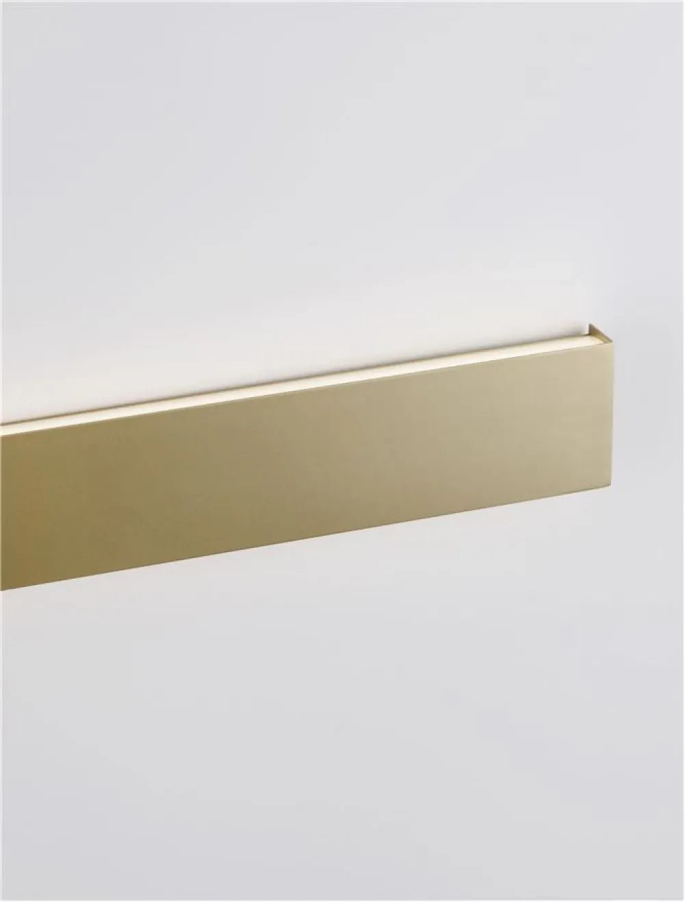 Aplica de perete din Aluminiu Auriu H7.5xL60cm IP20 20W 1478lm 3000k SELINE