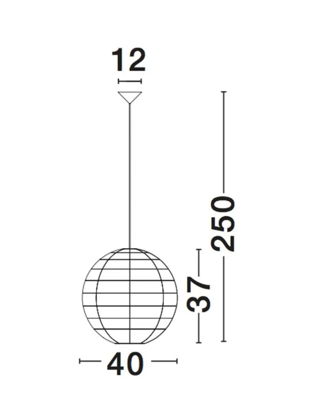 Pendul structura din Metal Negru si abajur din Ratan Bej H250xL40cm IP20 MELODY