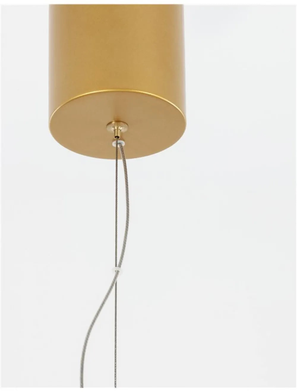Pendul din Metal Auriu H330xL80cm IP20 18W 2059lm 3000k SOLE